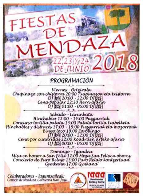 Mendaza Fiestas de Mendaza 2018